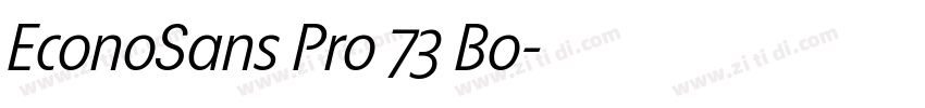 EconoSans Pro 73 Bo字体转换